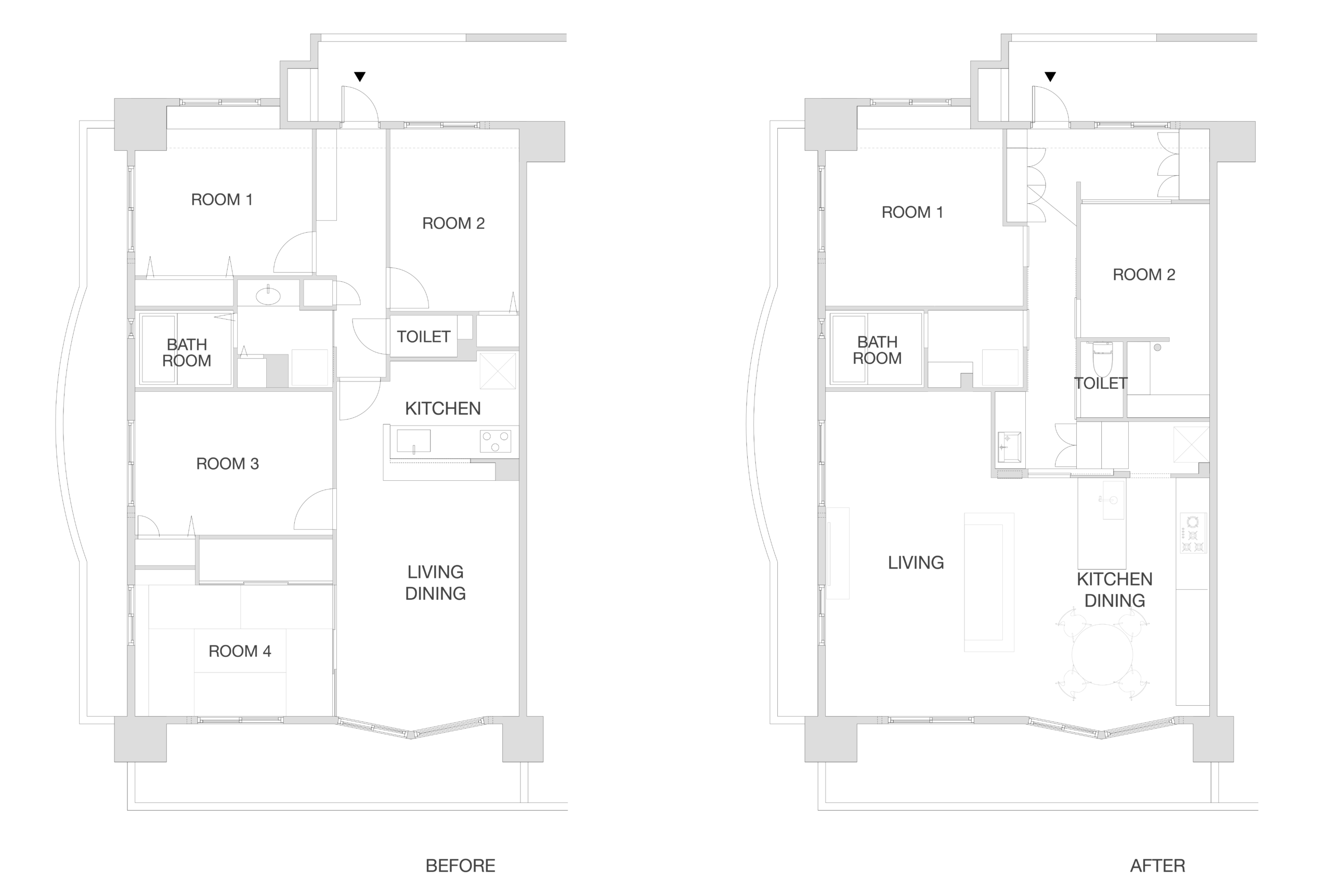 title: RENOVATION 09｜マンション | Page No,581 | No.2 | sync-furniture | 株式会社 SYNC | 福岡県 家具工房 | オーダーメイドキッチン