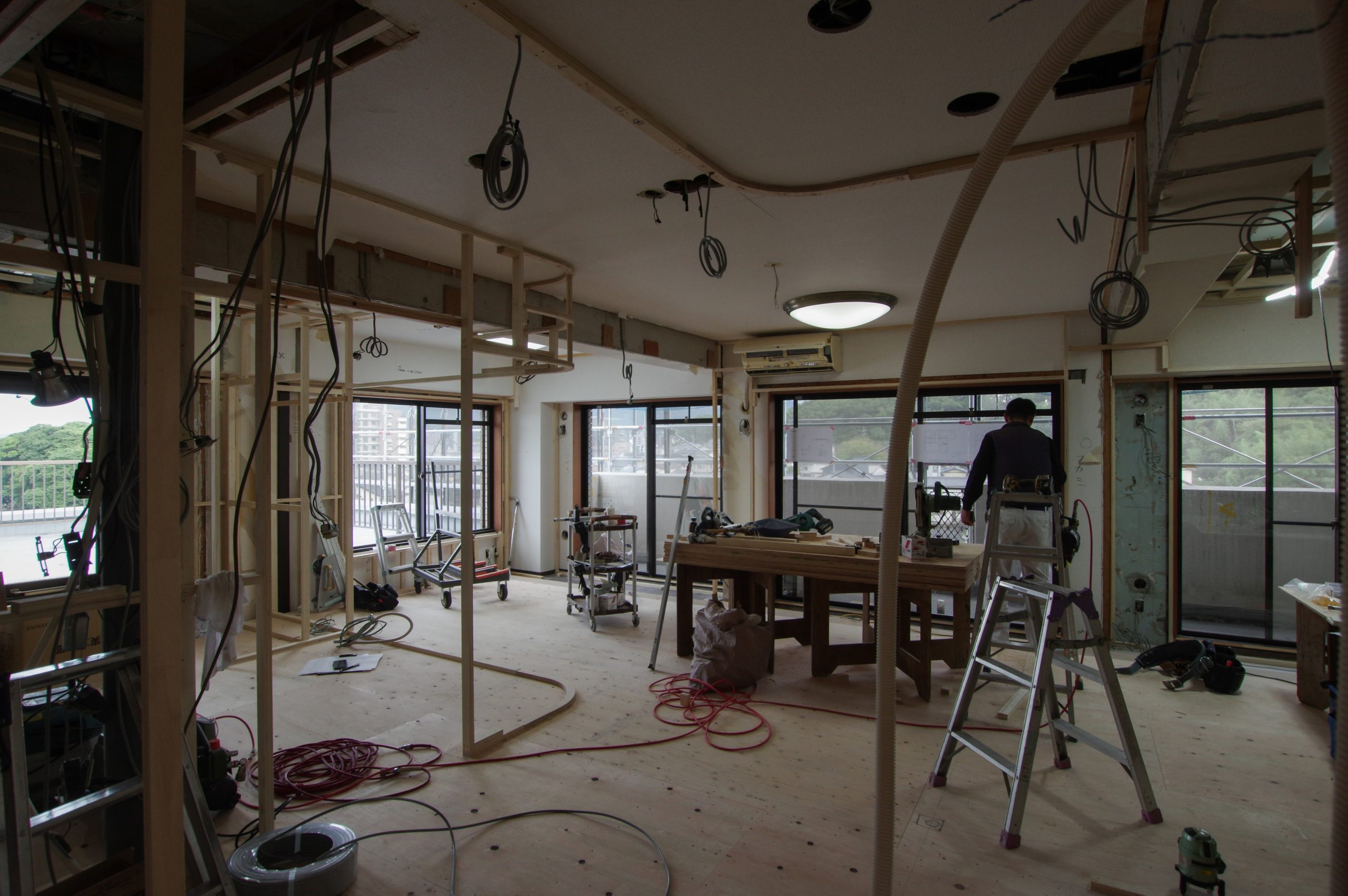 title: 09.20｜マンションリノベ日記 #4 | Page No,613 | No.5 | sync-furniture | 株式会社 SYNC | 福岡県 家具工房 | オーダーメイドキッチン