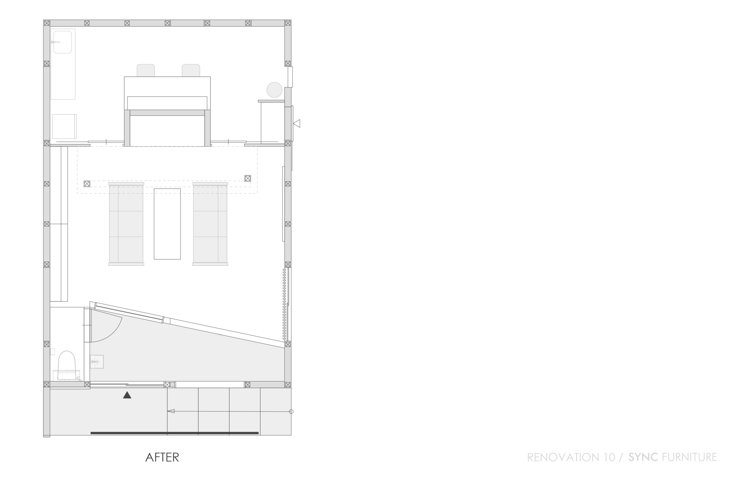 title: RENOVATION 10｜オフィス | Page No,612 | No.2 | sync-furniture | 株式会社 SYNC | 福岡県 家具工房 | オーダーメイドキッチン