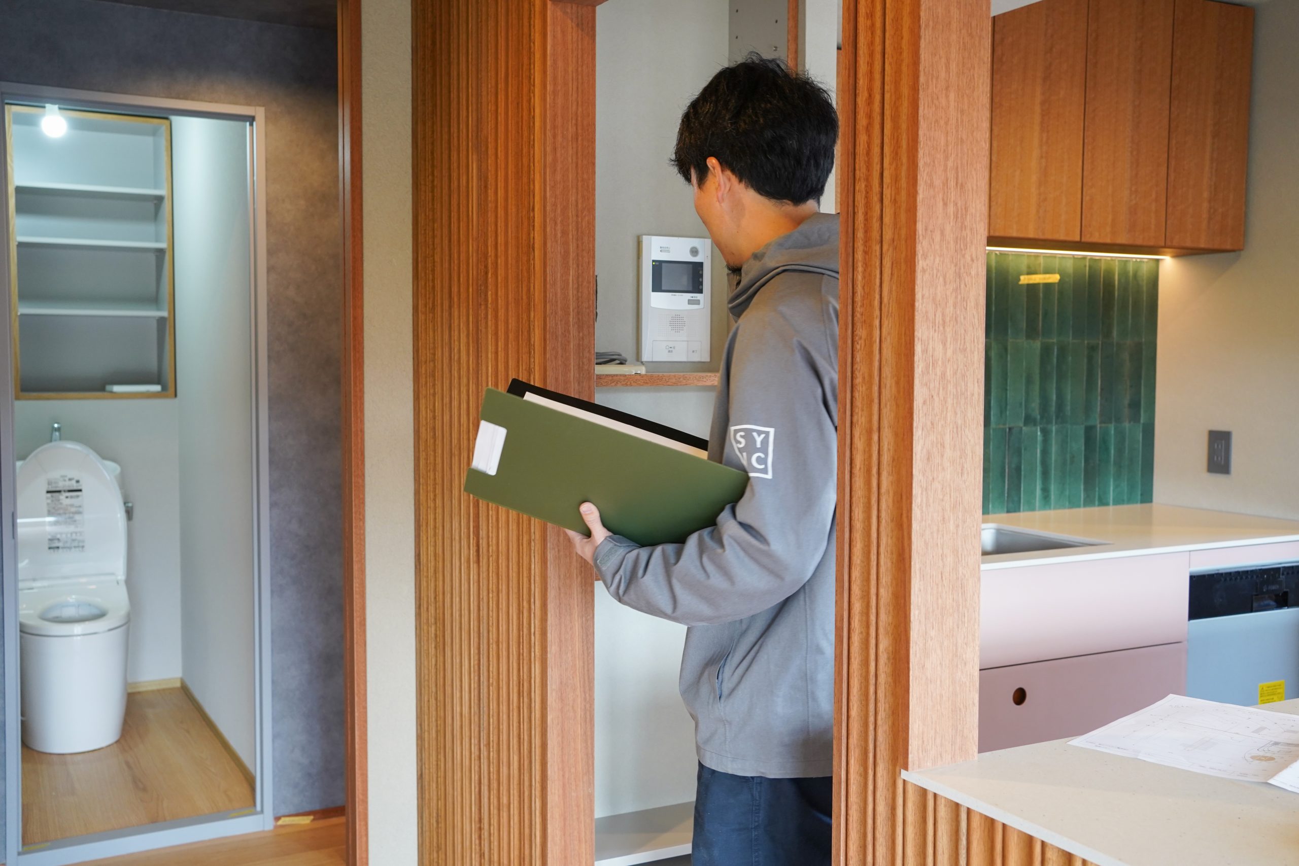 title: 12.04｜マンションリノベ #19 | Page No,635 | No.3 | sync-furniture | 株式会社 SYNC | 福岡県 家具工房 | オーダーメイドキッチン